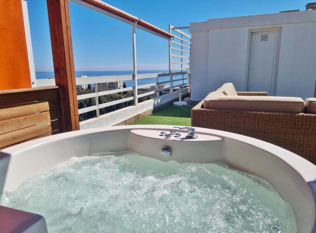 Penthouse With Private Pool, Hot Tub Jacuzzi With Sea Views And Chill-Out Zone, Close To The Sea Marbella Eksteriør billede